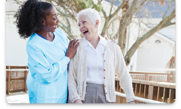 female-caregiver-and-elder-woman